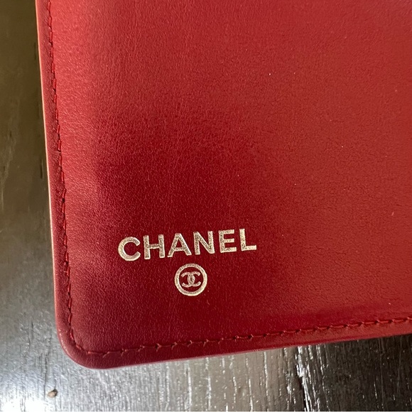 🖤GUC🖤 CHANEL L-Yen Caviar Wallet Dark Red - Picture 4 of 13